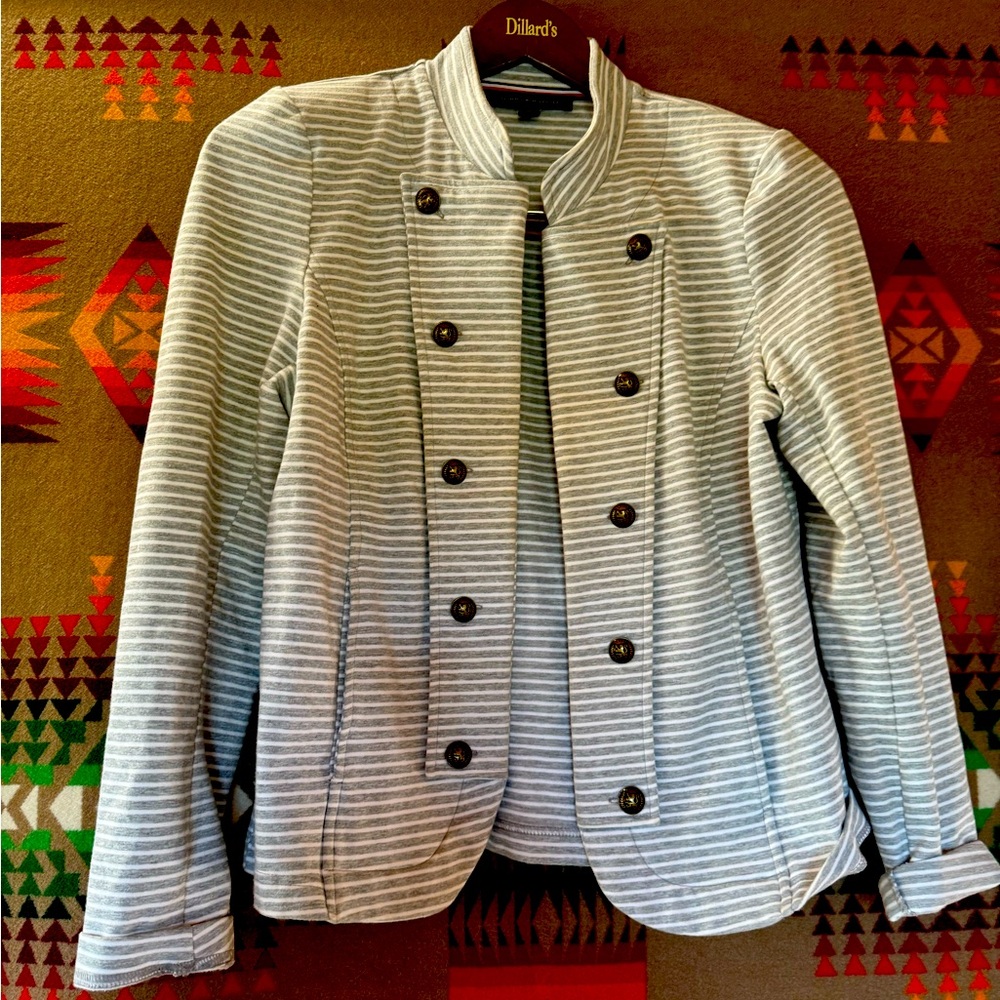 Tommy Hilfiger, fun button up jacket, size medium